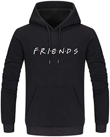 MCieloLuna Unisex Cowl Neck Color Block Hooded Sweatshirt