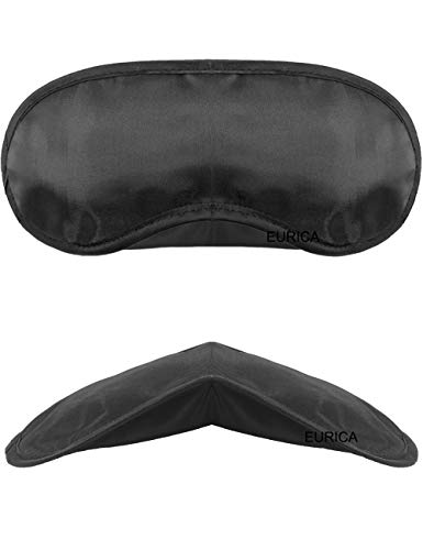 Eye Mask Sleep Masks Sleeping Mask Blindfold Eye Cover Team Building Games Party with Nose Pad and Adjustable Strap for Women Men Kids 4 Layers Black Pack of 30