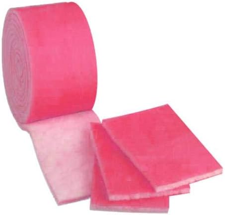 Replacement for Aquatic Experts Classic Bonded Aquarium Filter - Pink/White Aquarium Filter Media Roll Bulk Can Be Cut to Fit Most Filters - 12" x 10' Roll