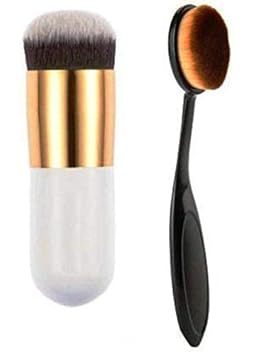 KylieProfessional Foundation Brush and Oval Foundation Brush -Pack of 2