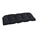Pillow Perfect Fresco Solid Indoor/Outdoor Wicker Patio Sofa/Swing Cushion Tufted, Weather and Fade Resistant, 19
