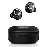 Wireless Earbuds, MEGIVEZ Bluetooth Headphones 5.0 True Wireless with Charging Case, Qualcomm aptX Stereo Sound Touch Control IPX5 Waterproof 26H Playtime Built-in Mic Sport in Ear Earphones