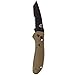 Benchmade - Griptilian 553 Knife, Tanto Blade, Serrated Edge, Coated Finish, Sand Handle