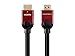 Monoprice MP-RD3 Select Metallic Series High Speed HDMI Cable, 4K @ 24Hz, 10.2Gbps, 28AWG, 3ft, Red