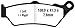 EBC Brakes FA209/2V Semi Sintered Disc Brake Pad, Black, One-Size