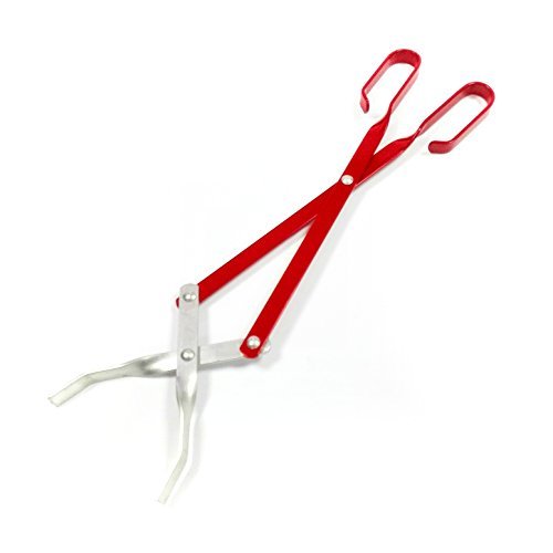LK's BBQ Tongs, Grill Tongs, Pizza Oven Tongs, Heat Resistant, Ensure Safe Hands, Heavy Duty, Strong Rivets, Aluminium Scissor Tongs (20 Inch)