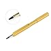Professional Lip Brush Applicators Dual End Retractable Design Lipstick Brush Makeup Brush For Women and Girls (Gold)