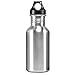 Together Bottle Eco-friendly Wide Mouth 17 Oz, 500 Ml Stainless Steel Water Bottle - BPA Free, Brushed Metal Silver