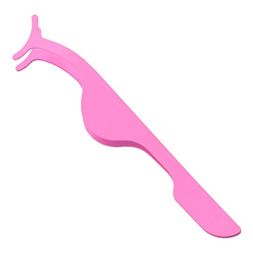 Dr.Nail False Eyelashes Extension Tweezers Remover Clip lash Tweezers Nipper Applicator Tool(Pink) - Thumbnail 3