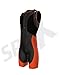 Sparx Compression Triathlon Suit Bike Tri Skin Cycling Suit Bike Swim Run (Black/Orange, Large)