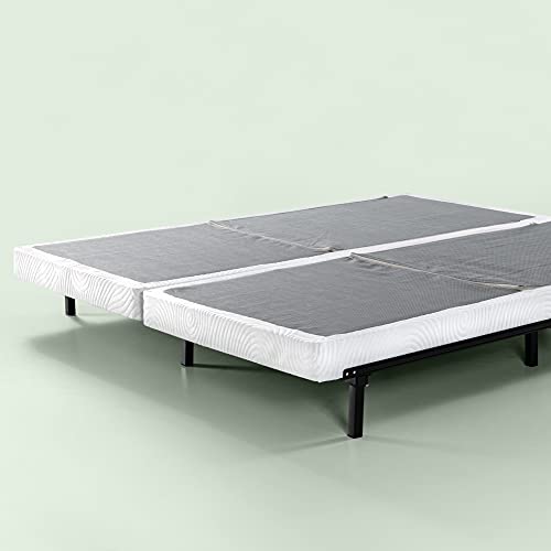 ZINUS No Assembly Metal Box Spring / 4 Inch White Mattress Foundation