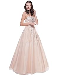 Meier quinceañera Prom Vestido de novia con abalorio sin tirantes de la mujer