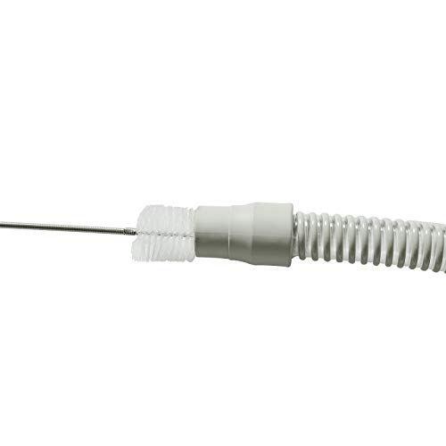 iGuerburn CPAP Tube Cleaner CPAP Hose Tubing Cleaning Brush (38.5inches) -2 in 1 Handy CPAP Mask Brush Stainless Steel - Thumbnail 2