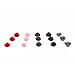 BITEYI Plastic Colorful Safety Plush Noses with Washers 130 Pcs 12-16mm DIY Craft Eyes for Making Doll,Puppet,Plush Animal Toys
