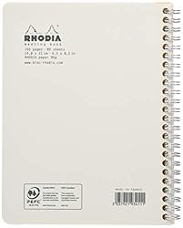 Rhodia Wirebound Meeting Book, A5+, Pre-printed