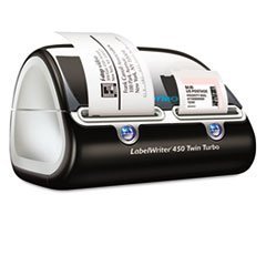 Labelwriter Twin Turbo Printer, 71 Labels/min, 8-1/2w X 7-1/5d X 5-1/5h By: DYMO