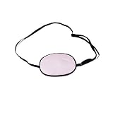 FCarolyn Silk Eye Patch, Not Light Leak, Smooth , Soft and Comfortable (Pink)