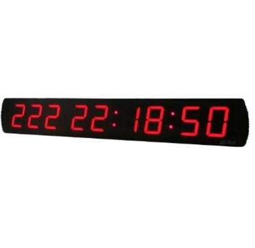 AZOOU Giant 4-inch 9 Digits LED Countdown/up Clock Days Event Timer For Race Games LED Days Countdown Clock With IR Remote Control Red Color