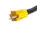 Epicord RV Camper Power Adapter Cords 15amp Male Plug to 50amp Female Adapter RV Dogbone Electrical Adapter,12 inch 10/3 AWG