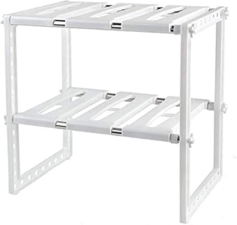 SKY-TOUCH Expandable Under Sink Storage Tiers, Kitchen