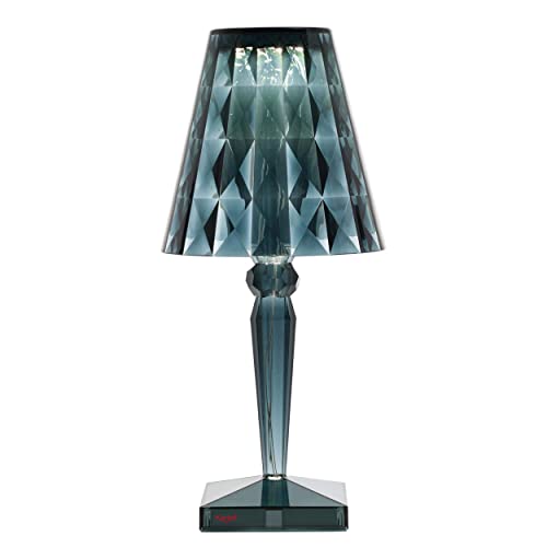 Kartell Big Battery Table Lamp, Plastic, Light Blue, 37,3 x 17 cm