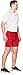Under Armour Men's HeatGear Armour Printed Compression Shorts, Rocket Red (984)/Black, Large