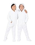 Footed Pajamas - In The Clouds Toddler Hoodie Chenille - Large