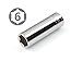 TEKTON 3/8 Inch Drive x 15 mm Deep 6-Point Socket | 14196