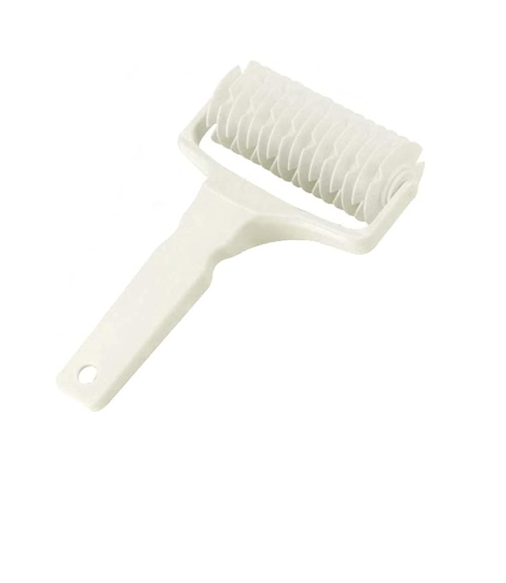 Voarge 1 x baking tool cookie pie pizza pastry grid roller cutter block, lattice rolling pin grid roller grid cutter dough cutter dough cutter dough cutter