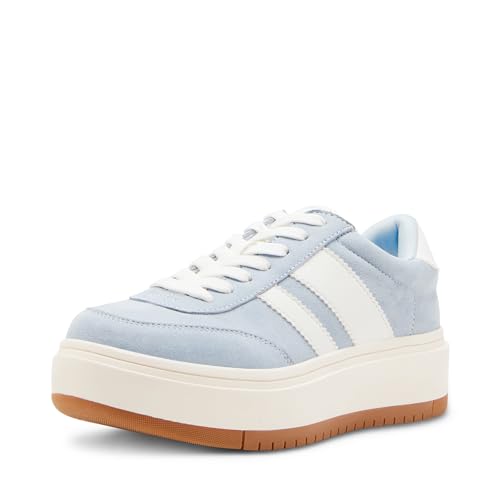 Madden Girl Women's Navida Fashion Sneaker, Light Blue, 8