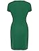 ACEVOG Women's Work Dress Official Wear to Work Retro Business Bodycon Pencil Dress Green