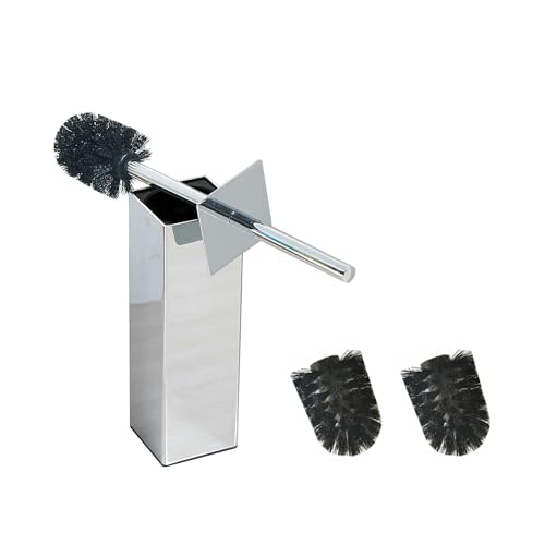 BGL Stainless Steel Material Holder Toilet Brush Holder for Bathroom and Hotel (Chrome)