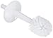 Amazon Basics Toilet Bowl Brush and Holder - Smooth White