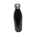 Serosity Double Wall Stainless Steel Insulated Water Bottle | 25 Ounce 750 Ml | Black