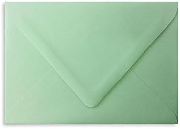 Mint A1 Euro Curved Flap Invitation Envelopes - Pack of 50