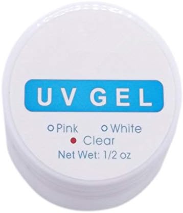 Amury 1 PCS 0.5fl.oz Clear Soak Off UV Builder Gel Set Nail Art Strengthening UV Builder Gel Acrylic Nail Art Tips Manicure