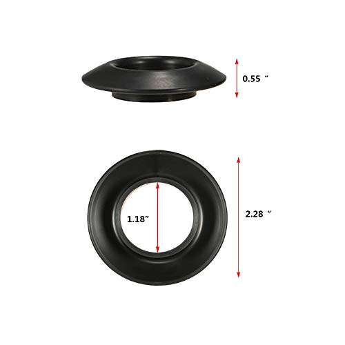 Gimiton 6Pc Kayak Paddle Drip Rings, Rubber Canoe Paddle Drip Ring