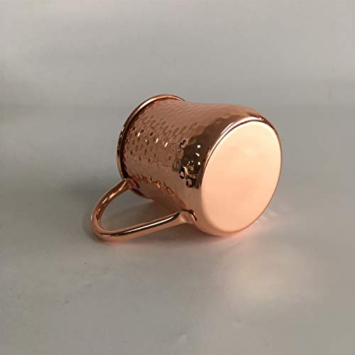 WAWAYU Kupferbecher, Einfache Art und Weise Cocktailglas 500ML Hammered Copper Cup M Cup Edelstahl 304 Coffee Pot Belly… – Bild 6