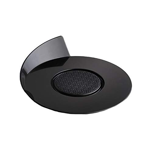 Set of 100 Trays for single portions Round Ø 86 mm Black Silikomart Professional