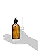 NaRaMax 8 oz Amber Glass Lotion / Soap Dispenser with Black Pump