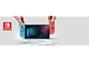 Nintendo Switch with Neon Blue and Neon Red Joy-Con