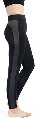 Thabit Women's Yoga Leggings – Cool, Tummy Control Compression Pants, for Running, Workout and Daily Wear (Large)