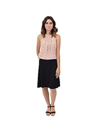Falda para dama (longitud de la rodilla, con fleco)