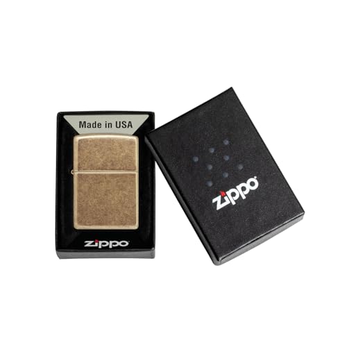 Zippo antique brass lighter - 5088z276