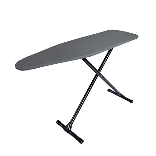 HOMZ Compact TLeg Ironing Board, Made in The USA, Charcoal Gray and