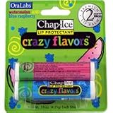 Oralabs ChapIce Crazy Flavors Lip Balm Watermelon and Blue Raspberry 2 Sticks