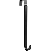 Sattiyrch Adjustable Wreath Hanger for Front Door, 14-24 Inch Ultra Thin Hook Heavy Duty Wreath Holder Supports up to 22 lbs,