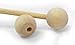 Wood Dowel Caps 1-1/2 inch Diameter with 1/2 inch Hole, 6 Unfinished Dowel Rod Caps for 1/2 inch Dowel Rods, for Crafts and DIYers, by Woodpeckers