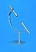 Easels by Amron Mineral, Ornament, Gem, Shell, Coin, Display Stand - Caliper Type Stand (Brass) AU5