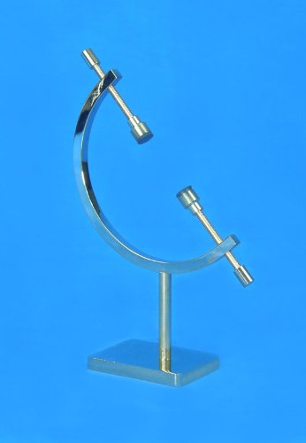 Mineral, Ornament, Gem, Shell, Coin, Display Stand - Caliper Type Stand (Brass) AU6